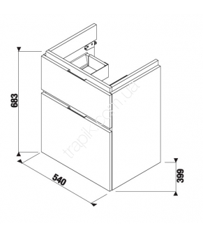 Тумба Jika Cubito H40J4224025001