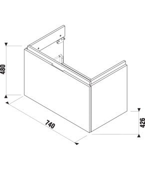 Тумба Jika Cubito H40J4253015191