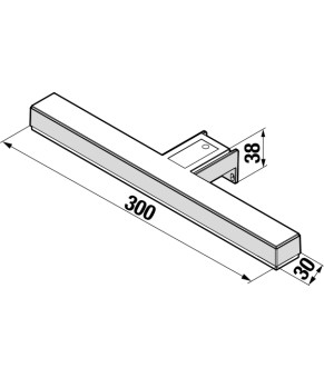 Подсветка для зеркал Jika Clear (H47J7303200001)