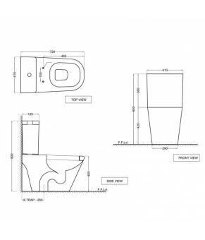 Унитаз Jaquar Vignette (VGS-WHT-81751S)