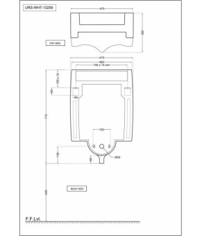 Писсуар Jaquar Urinals (URS-WHT-13259)