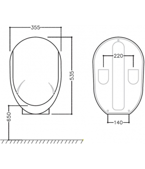 Писсуар Jaquar Urinals (URS-WHT-13261)