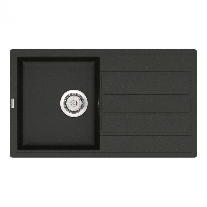 Кухонна мийка Vankor Easy EMP 02.76 Black