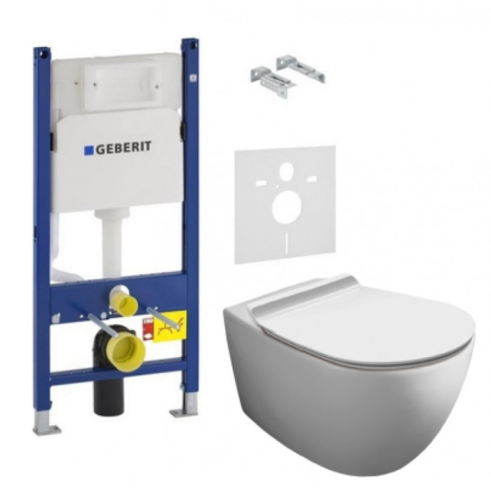 Комплект с инсталляцией Geberit 111.362.00.5 Simas VI18 VI004