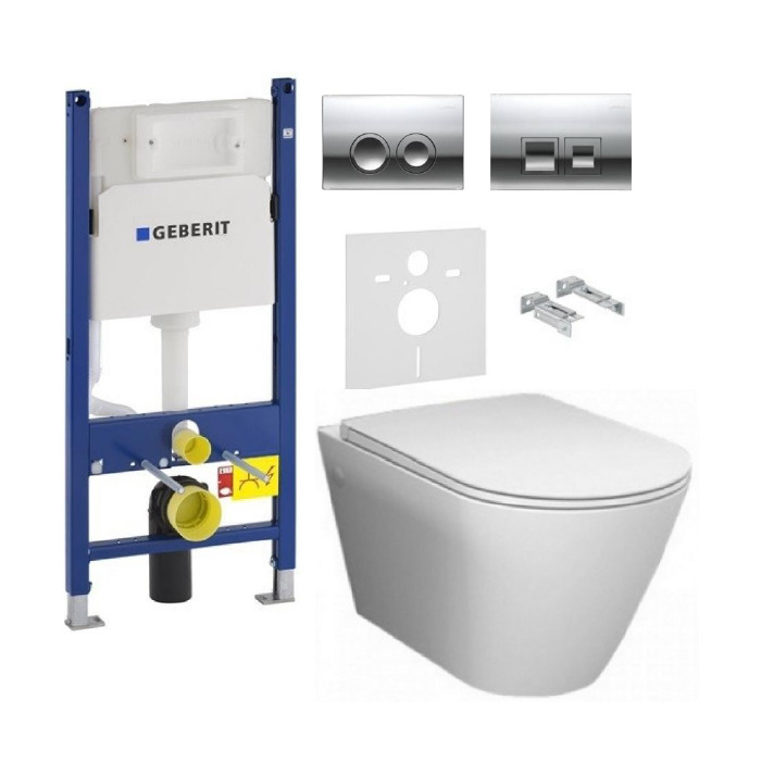 Комплект з інсталяцією Geberit 458.126.00.1 Rak REWC00002 RESC00003