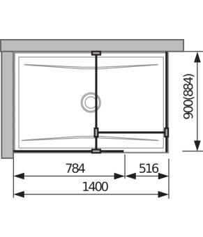 Перегородки Jika Cubito 79,5x90(2.6842.6.002.668.1)