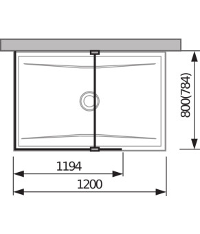 Перегородки Jika Cubito 120x90(2.6942.2.002.668.1)