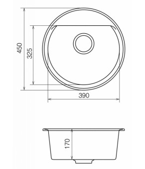 Кухонная мойка Vankor Easy EMR 01.45 Beige