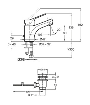 Смеситель Jacob Delafon Brive E75760-CP