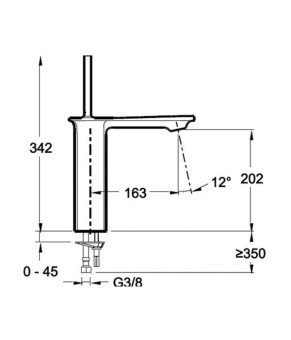 Смеситель Jacob Delafon Stance E14761-CP