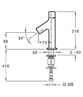 Смеситель Jacob Delafon Talan E10378RU-CP