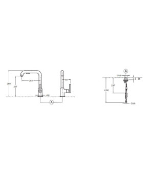 Смеситель Jacob Delafon Purist E7505D-CP