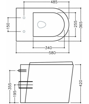 Унитаз Jaquar Opal (OPS-WHT-15955)
