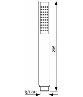 Ручной душ Jaquar HSH-CHR-35537