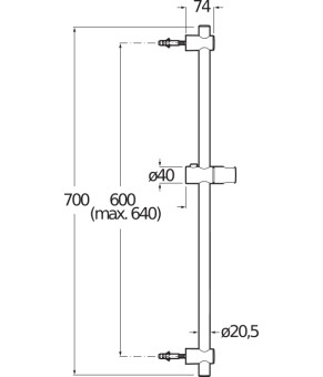 Душевая стойка Jika Cubito Pure 3.641X.0.004.310.1