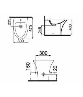 Биде IDEVIT Rena (2906-0105-08) красный