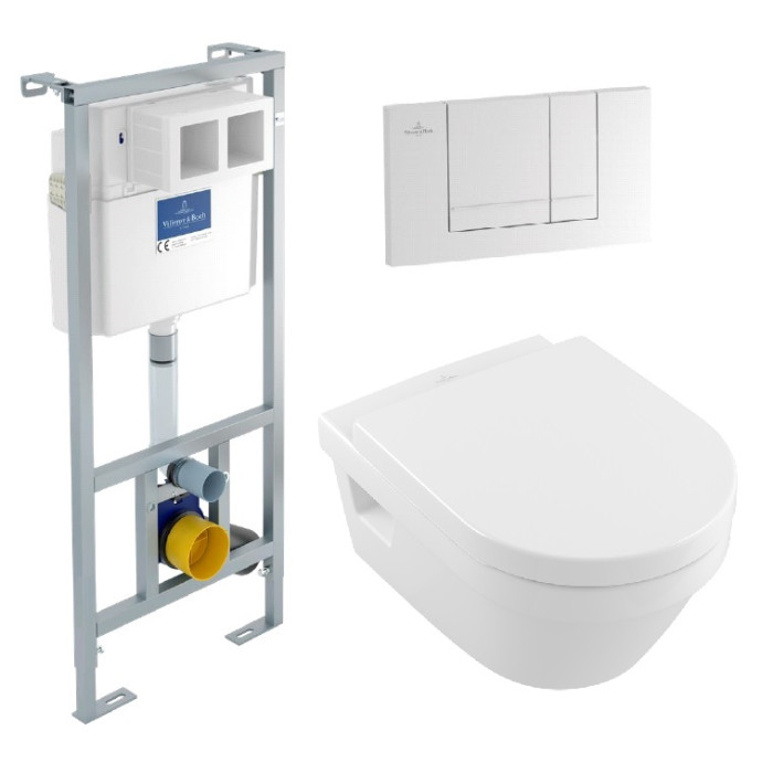 Інсталяція Villeroy Boch з унітазом Omnia Architectura Directflush (5684HR01)