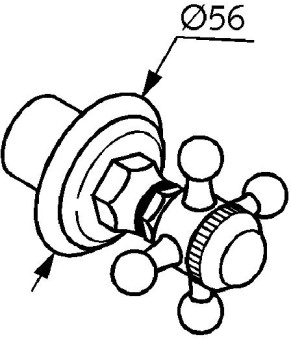 Вентиль Kludi Adlon 518034520