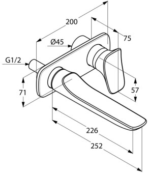 Смеситель Kludi Ambienta 532450575
