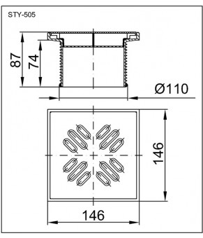 Надставка для трапа Styron STY-505