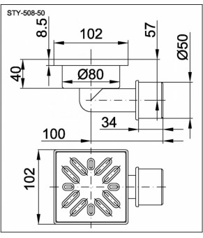 Трап Styron STY-508-50