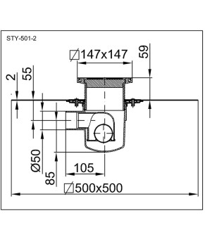 Трап Styron STY-600-112-52