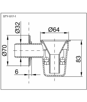 Сифон Styron STY-517-1