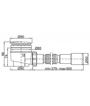 Сифон Styron STY-402-KJ