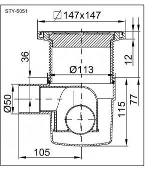 Трап Styron STY-5051