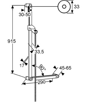 Душевая штанга Kludi Sirena Care 6150305-00