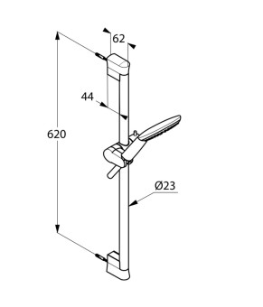 Душевой гарнитур Kludi Freshline 6783005-00
