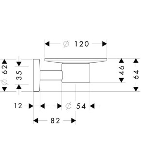 Мыльница Hansgrohe Logis 40515000