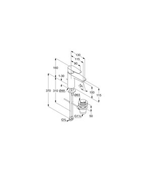 Смеситель Kludi Pure Solid 342920575