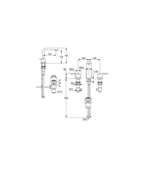 Смеситель Kludi Pure Solid 343940575