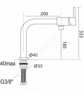 Смеситель CM SPA Acquamix 9109MISCCRM
