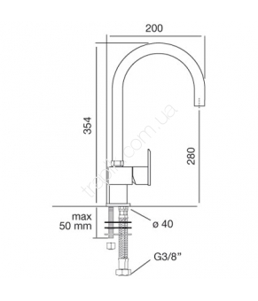 Смеситель CM SPA Acquamix 9202MISCSAT