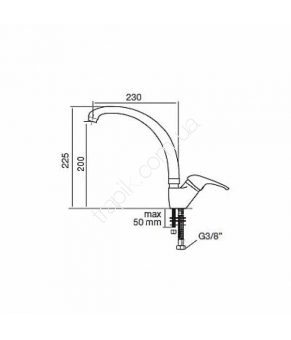 Смеситель CM SPA Acquamix 9214MISCCRM
