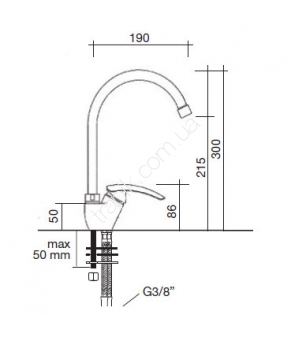 Смеситель CM SPA Acquamix 9216MISCCRM
