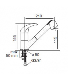 Смеситель CM SPA Acquamix 9221MISCSAT