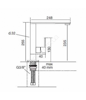Смеситель CM SPA Acquamix 9229MISCCRM