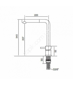 Змішувач CM SPA Acquamix 9234MISCNIK