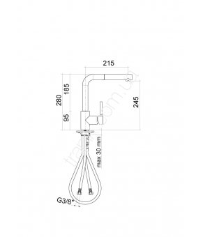 Смеситель CM SPA Mixers Stone Metal System 9501