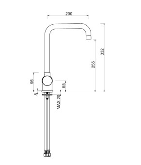 Смеситель CM SPA Mixers Stone Metal System 9507
