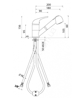 Смеситель CM SPA Mixers Stone Metal System 9504