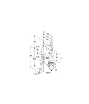 Змішувач Kludi Pure and Easy 372900565