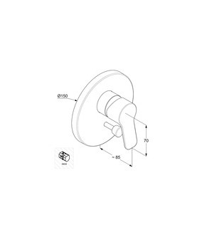 Смеситель Kludi Pure and Easy 374190565