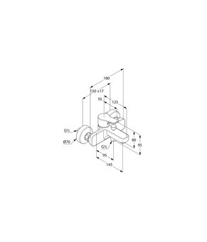 Смеситель Kludi Pure and Easy 376819165