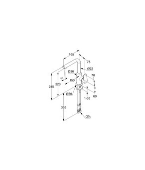 Смеситель Kludi Pure and Style 400240575