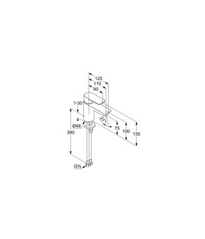 Смеситель Kludi Pure and Style 400280575