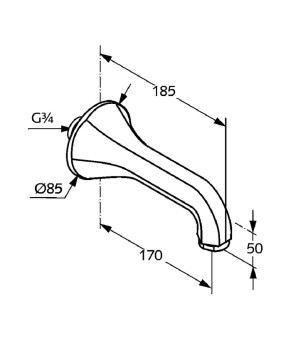 Излив Kludi Q-BEO 5140705